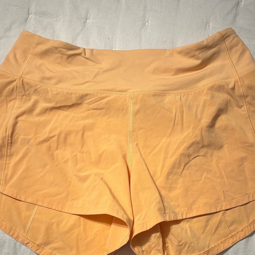 Lululemon Athletica Peach Athletic Shorts